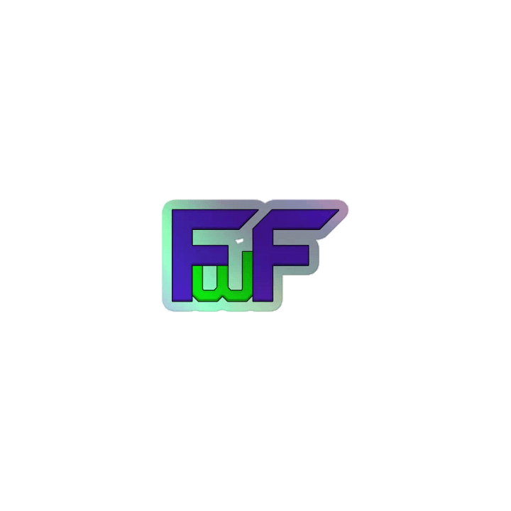 Failure With Friends - Abbreviated Logo Holographic Sticker product image (1)