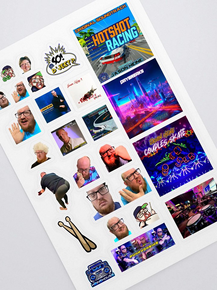 Kiss-Cut Sticker Collage - Heine House Assortment product image (1)