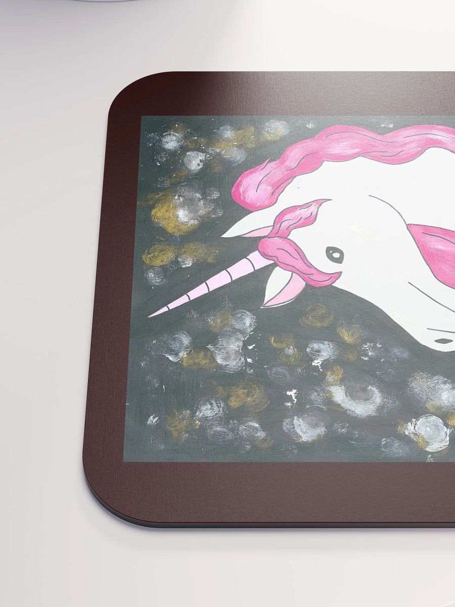 Unicorn - (art by Dina R.) - acrylic painting picture - Classic Mouse Pad product image (6)