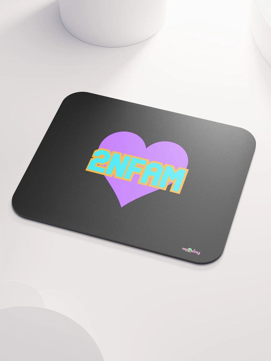 2NFAM Heart Classic Mouse Pad (Black) product image (3)