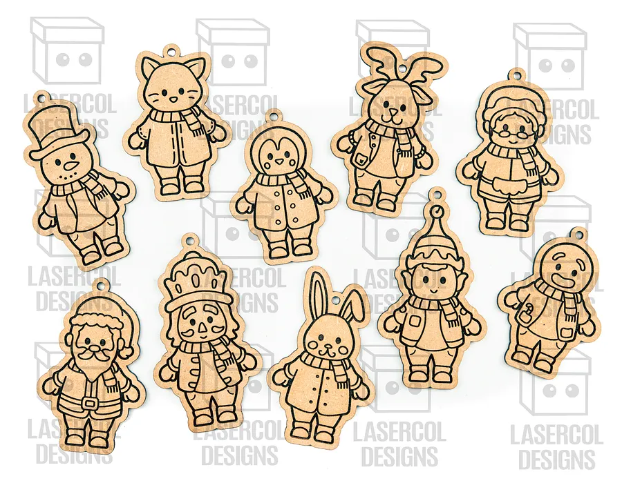 Christmas Ornaments - Laser Cut Files product image (3)
