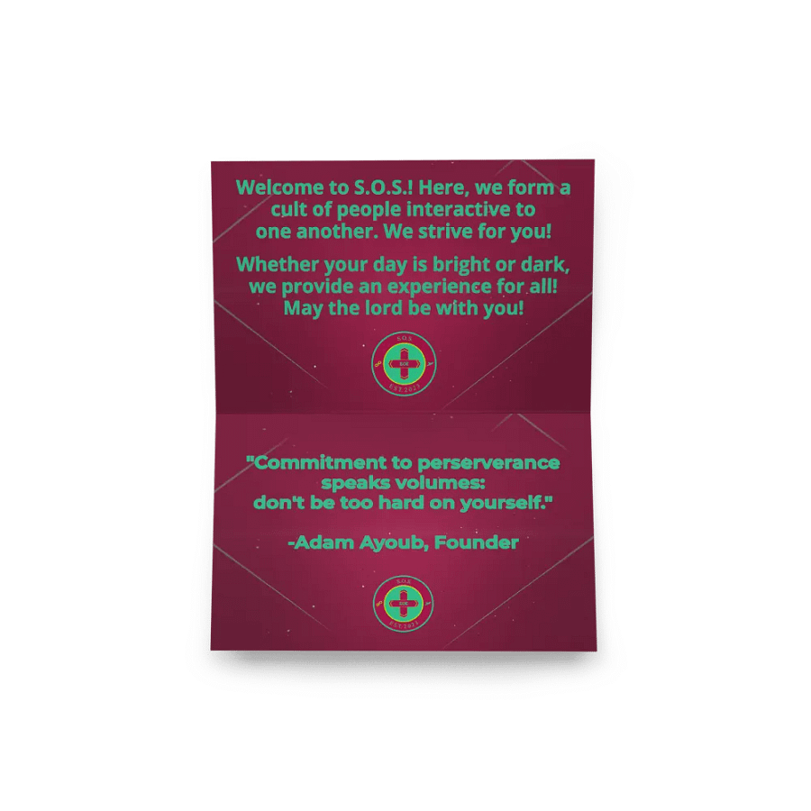 S.O.S. Comminucations, Inc. Greeting Card by Allcolor product image (5)