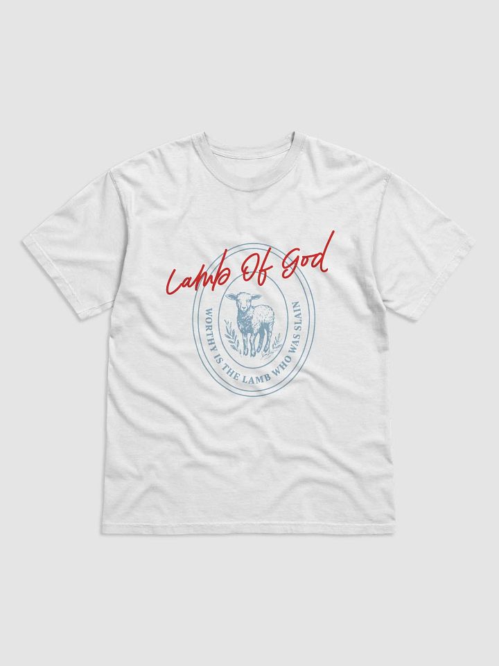 'Lamb of God' white combo tshirt product image (1)