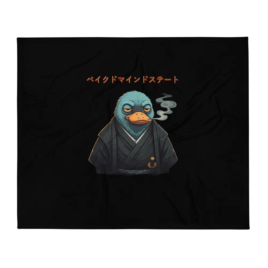 Zen Platypus Throw Blanket product image (1)