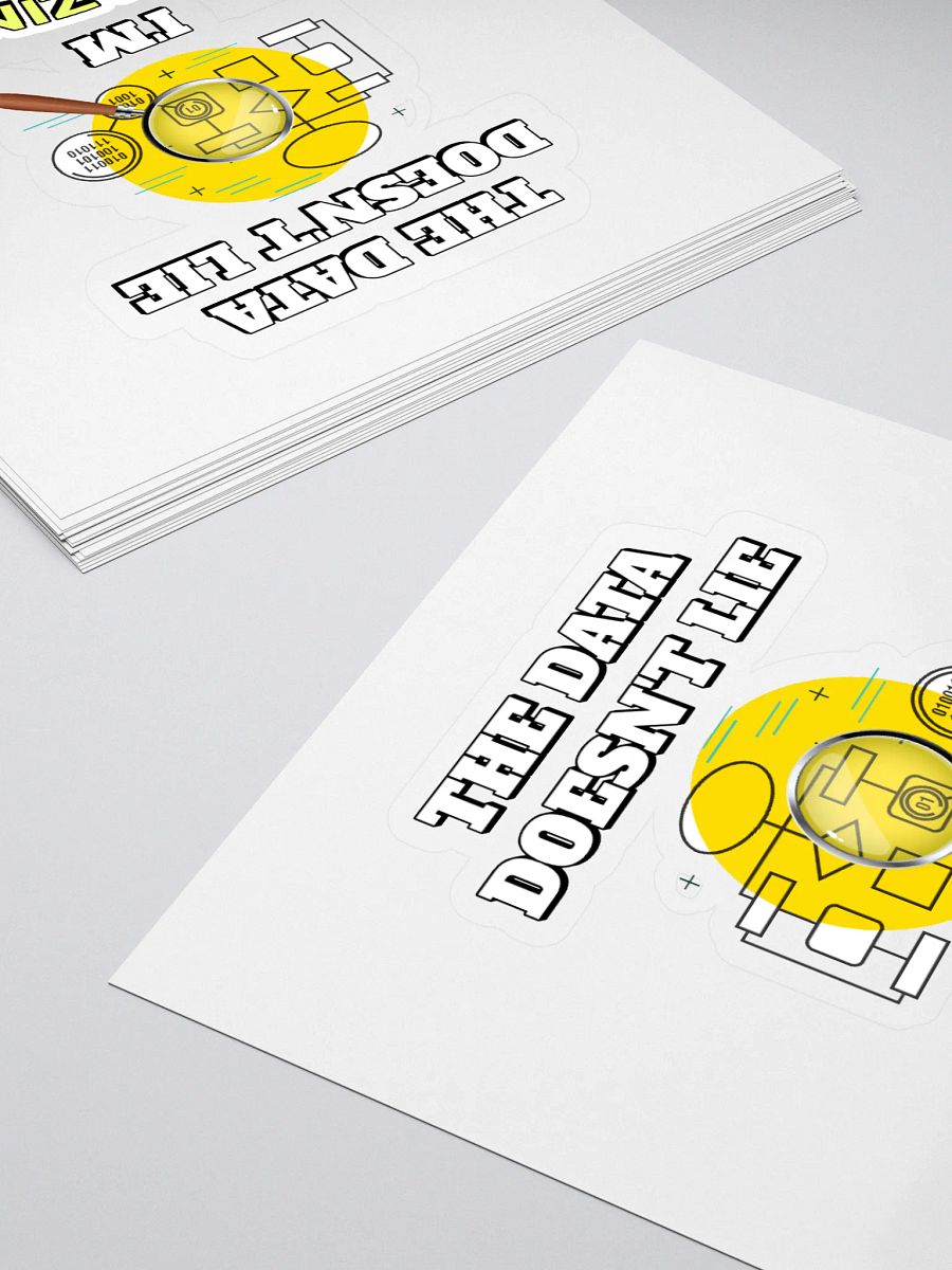 The Data Doesn't Lie - I'm Amazing Funny Sticker product image (4)