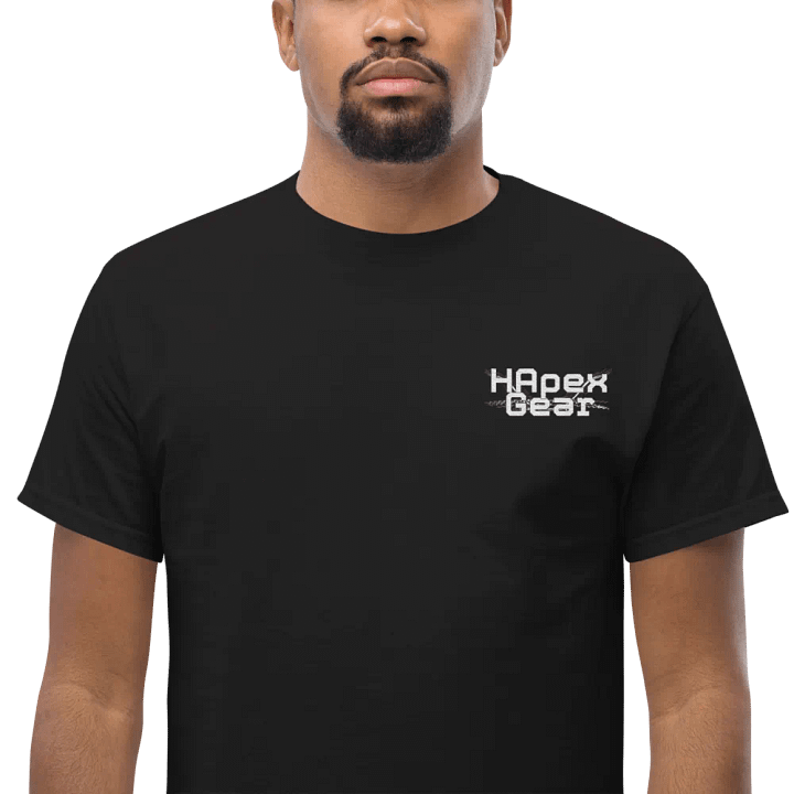 Heavyweight T-Shirt - Embroidered - White HApex Gear White Logo product image (2)