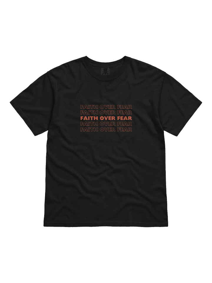 Faith Over Fear Heavyweight Tshirt product image (1)