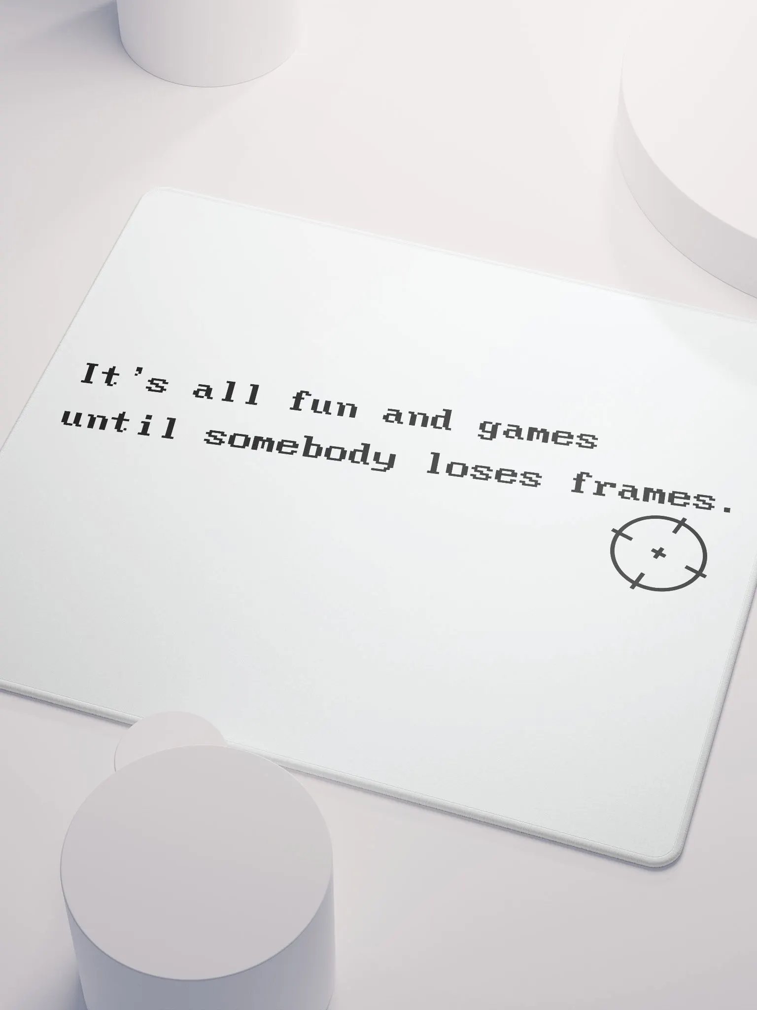 It's all fun and games... Gamer mousemat (Shooter) product image (1)