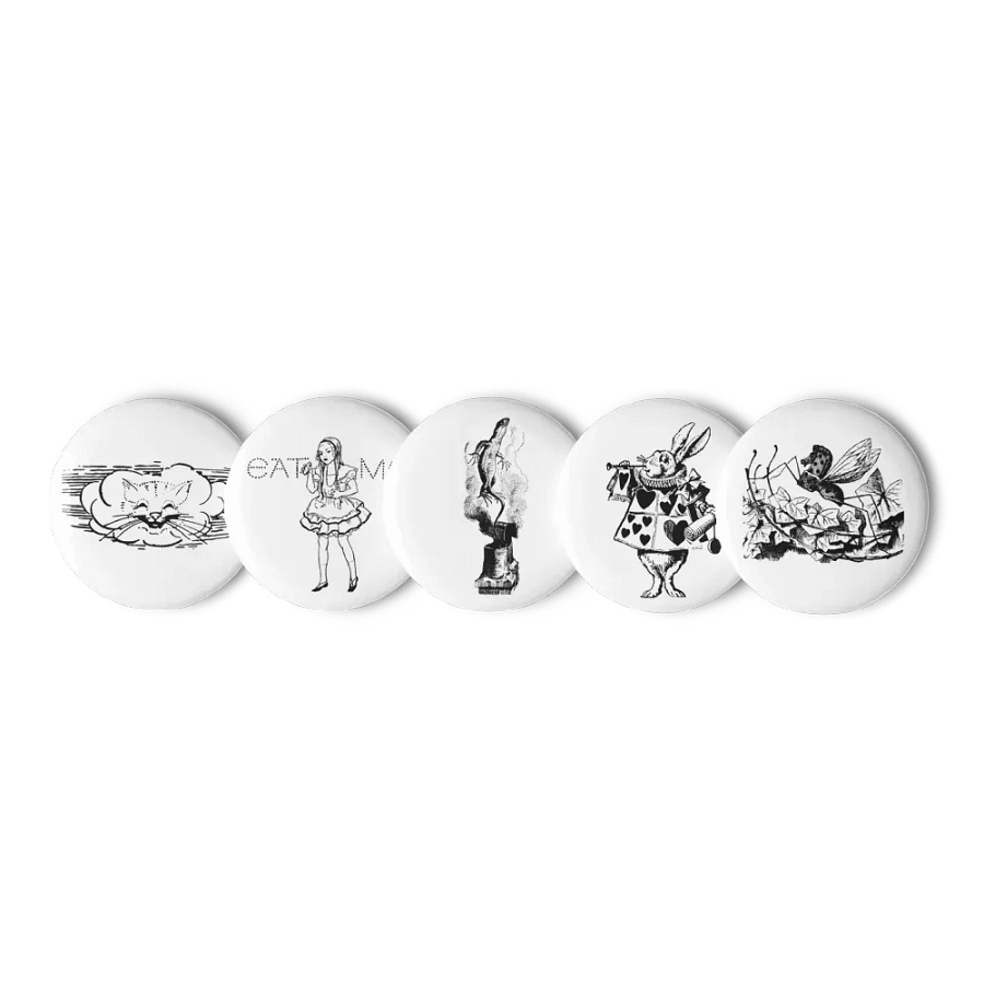 Alice's Adventures in Wonderland - Set of Buttons (5) product image (1)