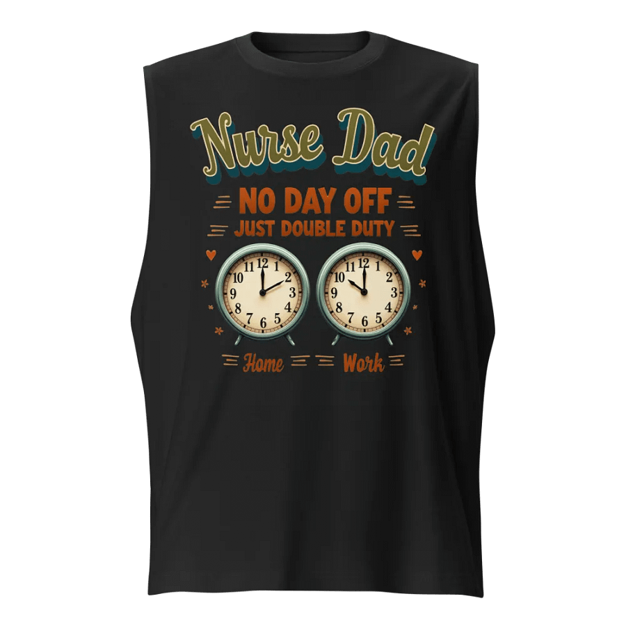 Double Duty Nurse Dad Muscle Tank product image (1)