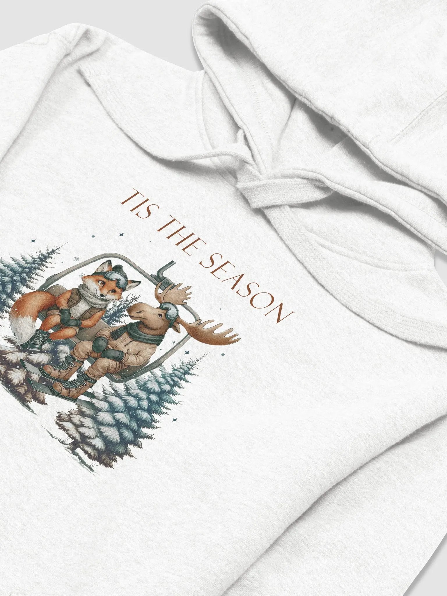 Tis the Season for a Fun Ride with Festive Friends Unisex Premium Hoodie product image (3)