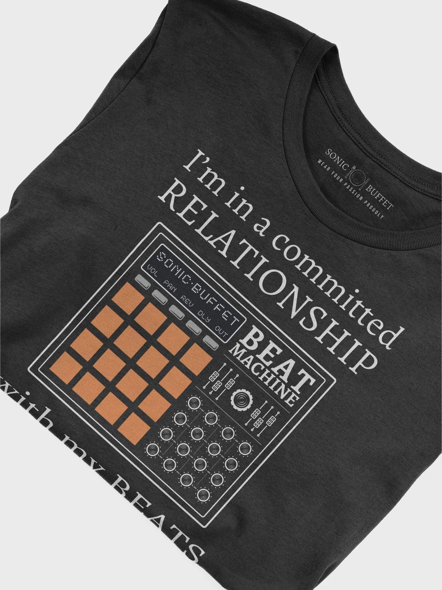 "I'm In A Committed Relationship With My Beats" T-Shirt (dark colors) product image (5)