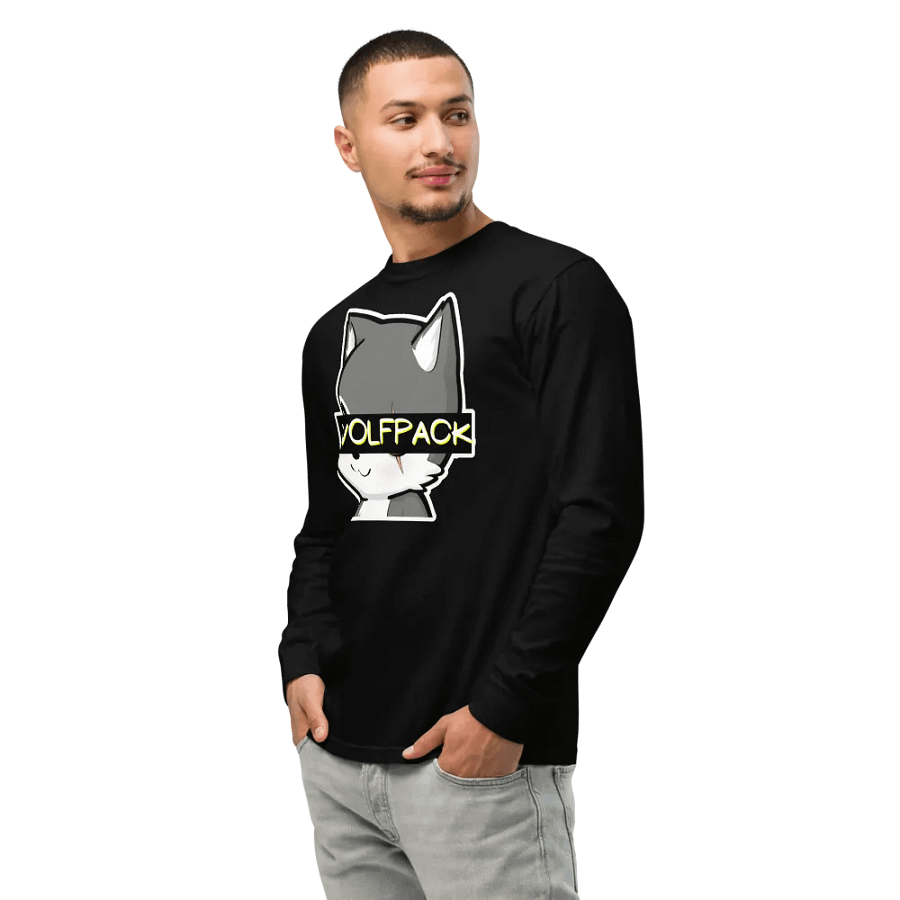 Unisex WOLFPACK Long Sleeve Shirt (Chibi Wolf) product image (3)