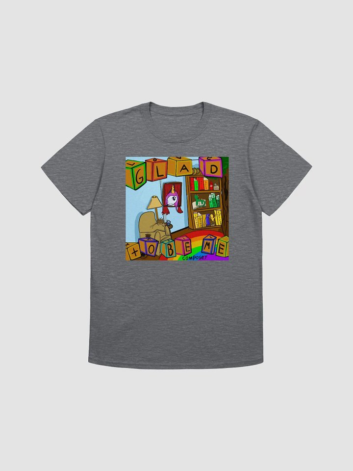 Glad To Be Me Grey Tee product image (1)