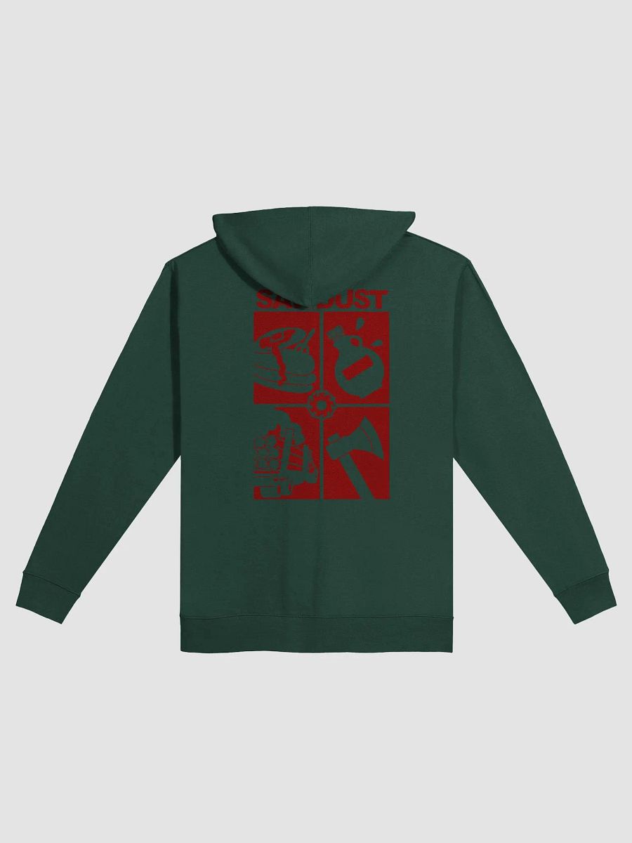 4 Square (red) Hoodie (Zip-up) product image (2)