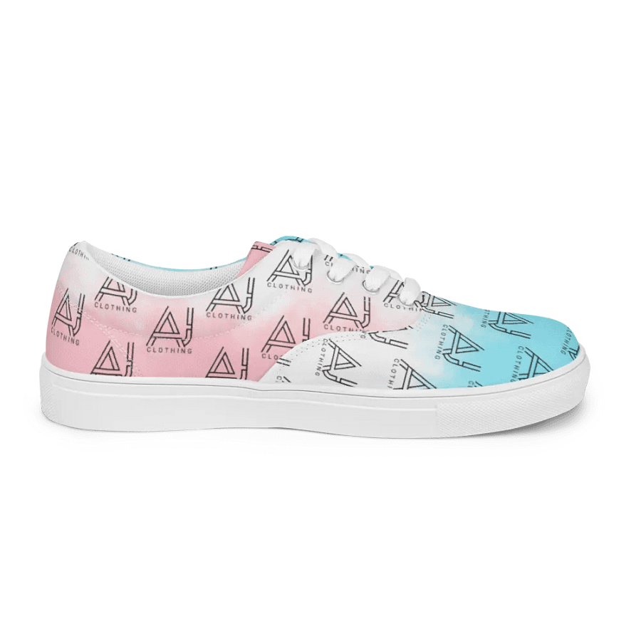 Women's Blue Pink Lace up Shoes product image (7)