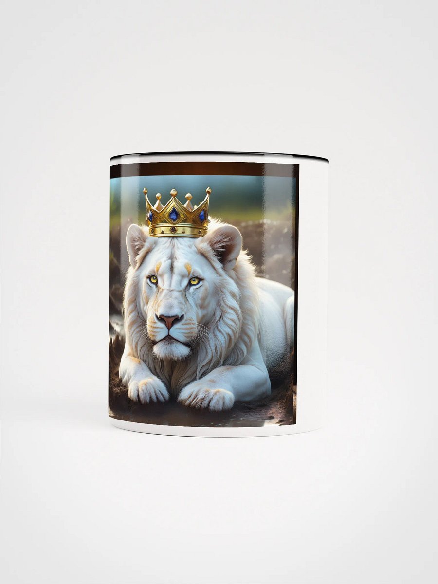 Royal Lion Crowned Ceramic Mug product image (5)