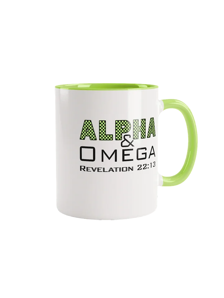 Alpha & Omega Christian 11oz Mug | Jesus Christ Faith Gift | Inspirational Coffee Cup for Believers product image (1)
