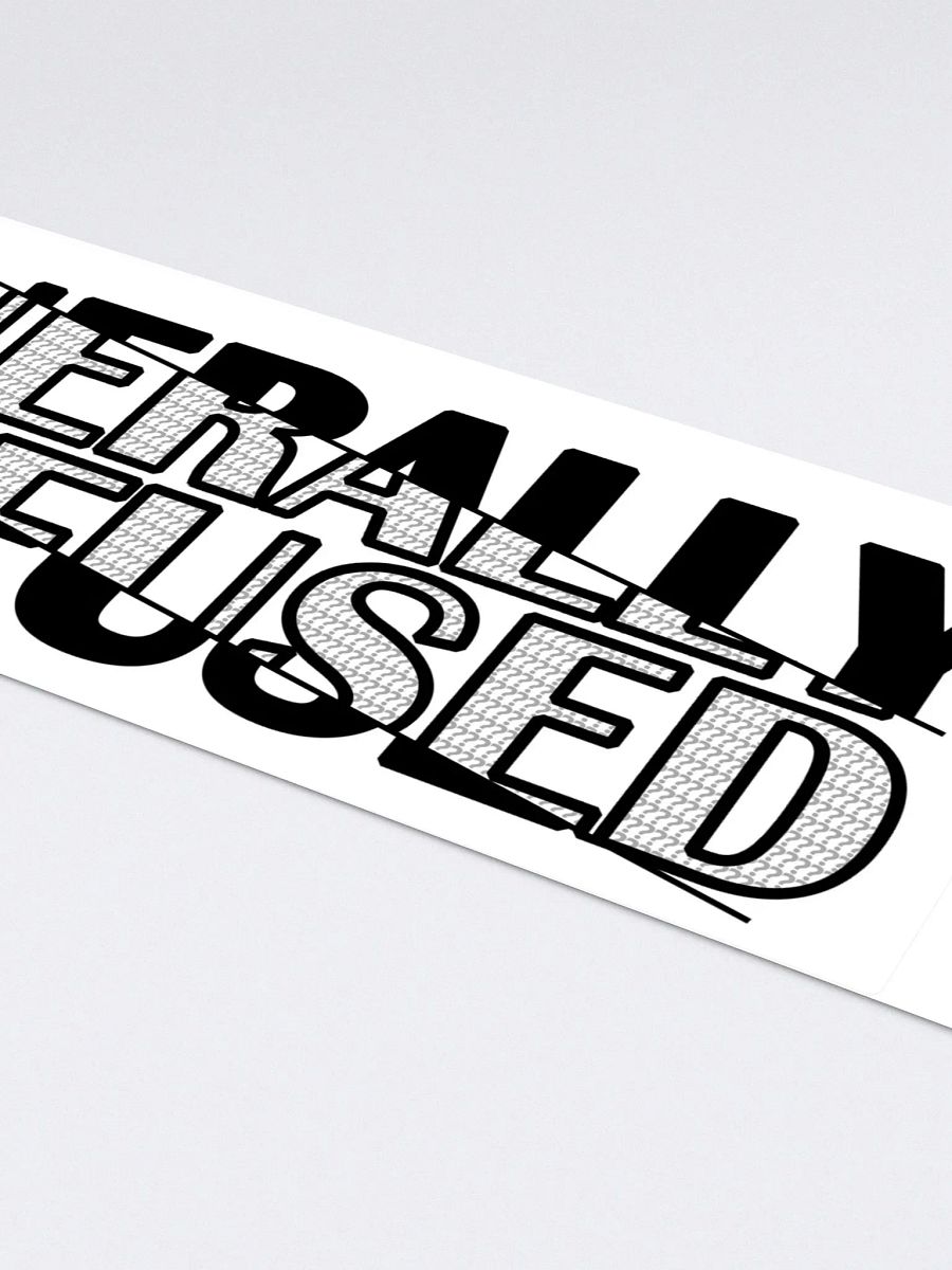 Generally Confused Ginormous Sticker (15" x 3.75" / 381 x 95 mm) product image (4)