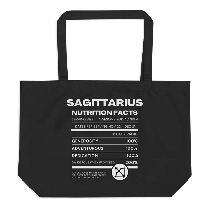 Sagittarius Nutrition Facts Tote product image (3)