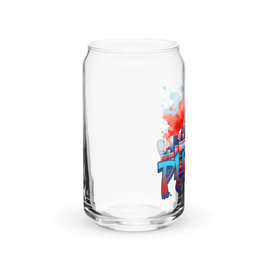 PHILLY CITYSCAPE Can-Shaped Glass - RED/BLUE product image (10)