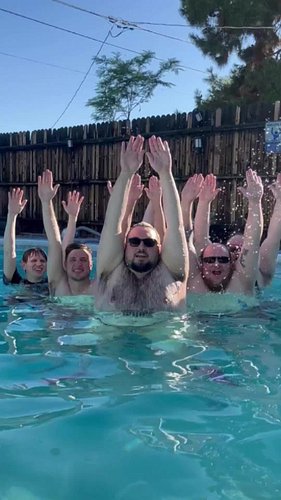 you're either a twink or a bear in this swim team, lets hit the pool and get absolutely soaked, happy freak city everybody. I...