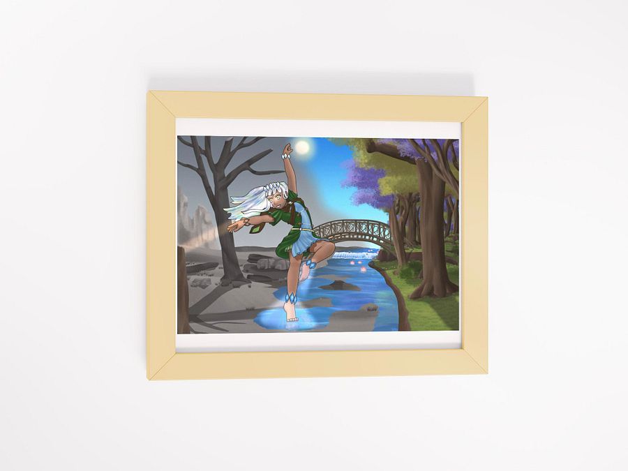 Luminous Painter of Worlds Original Artwork product image (4)