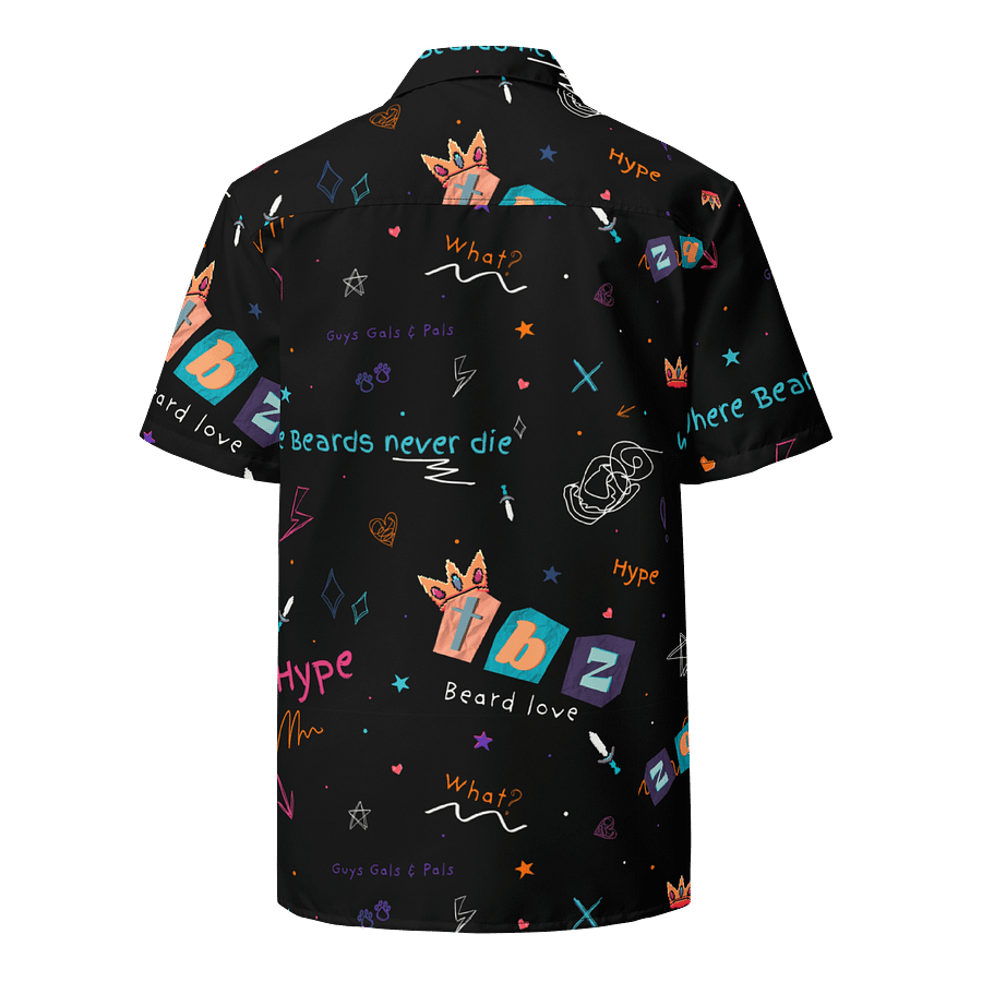 Doodle Pattern Button-Up Shirt product image (2)