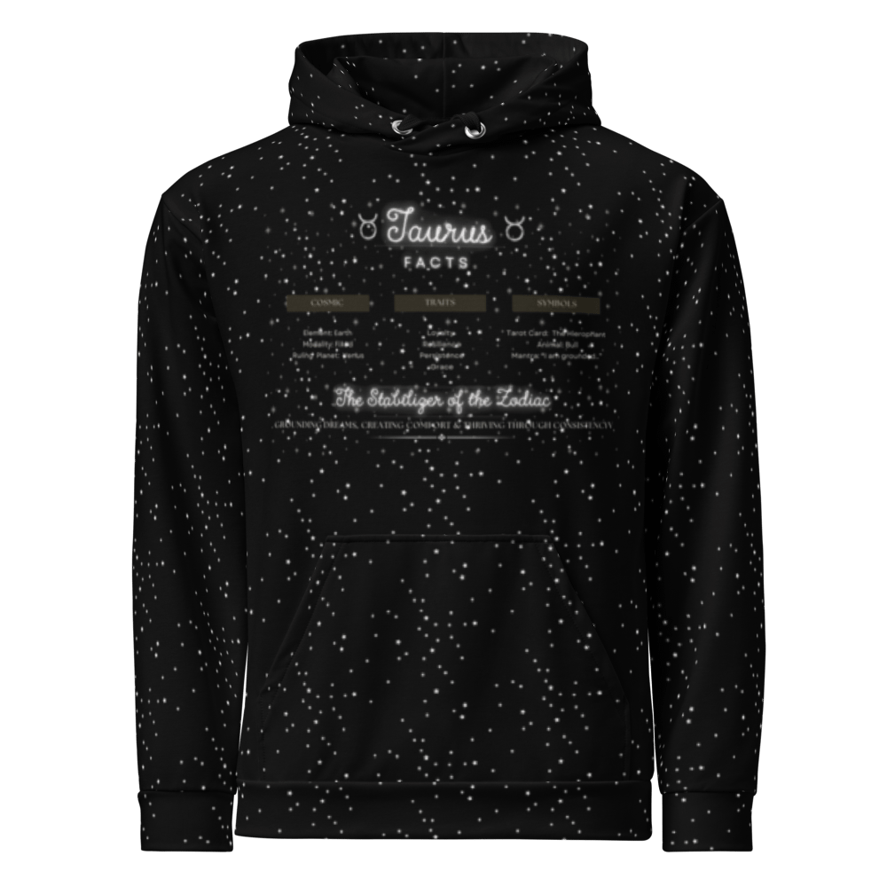 Taurus 2025, Attributes Table, Hoodie product image (1)