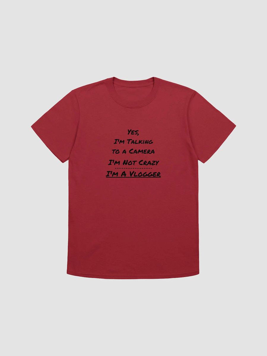 Not Crazy, I'm a Vlogger Soft Unisex T-Shirt product image (2)