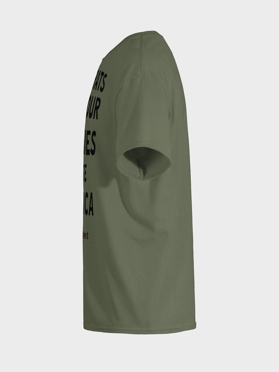 Democrats Love Our Enemies and Hate America: Tee (A) Black Ink product image (7)