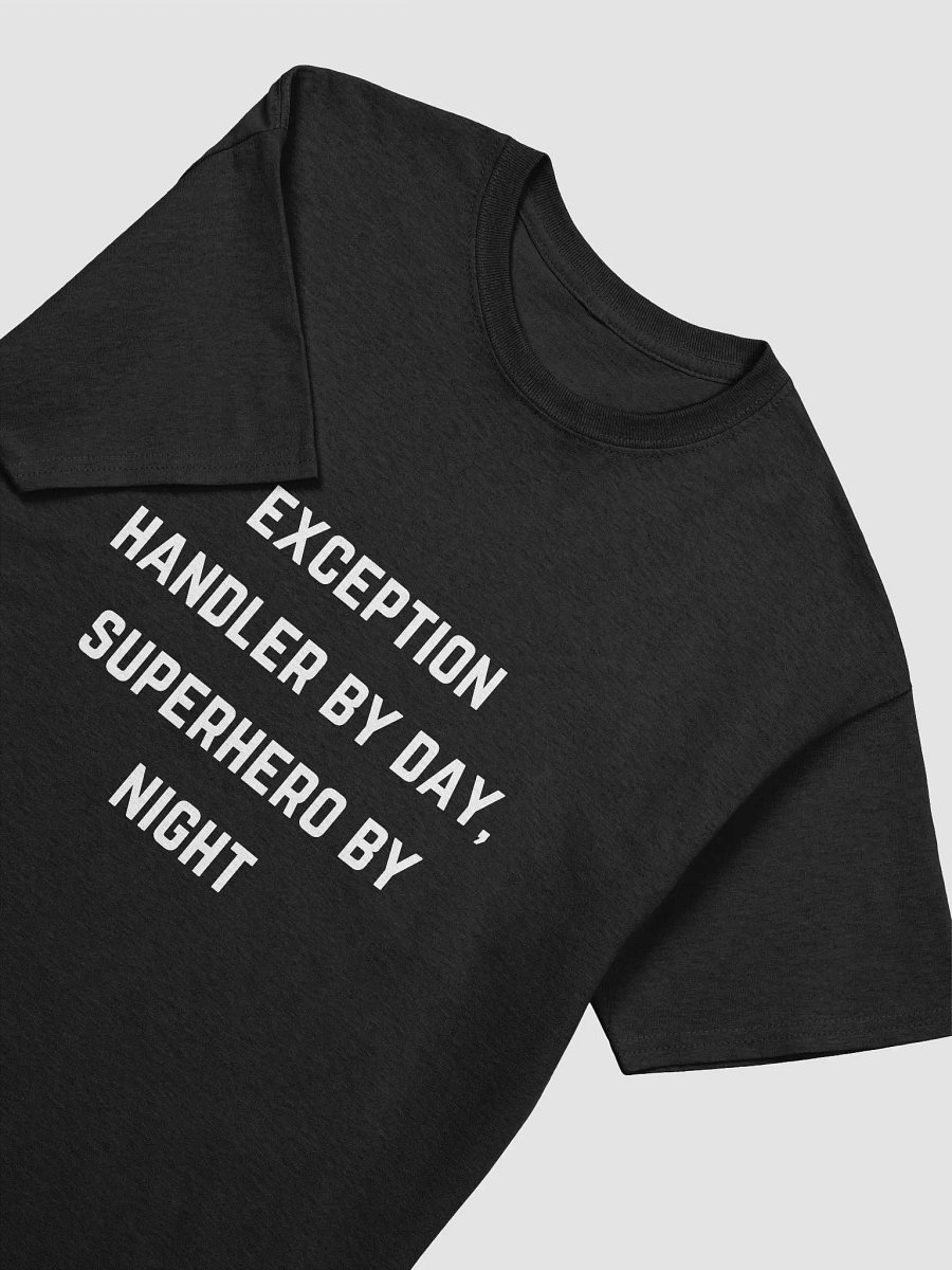 Coder Quote Tshirt - Exception Handler by Day, Superhero by Night product image (23)