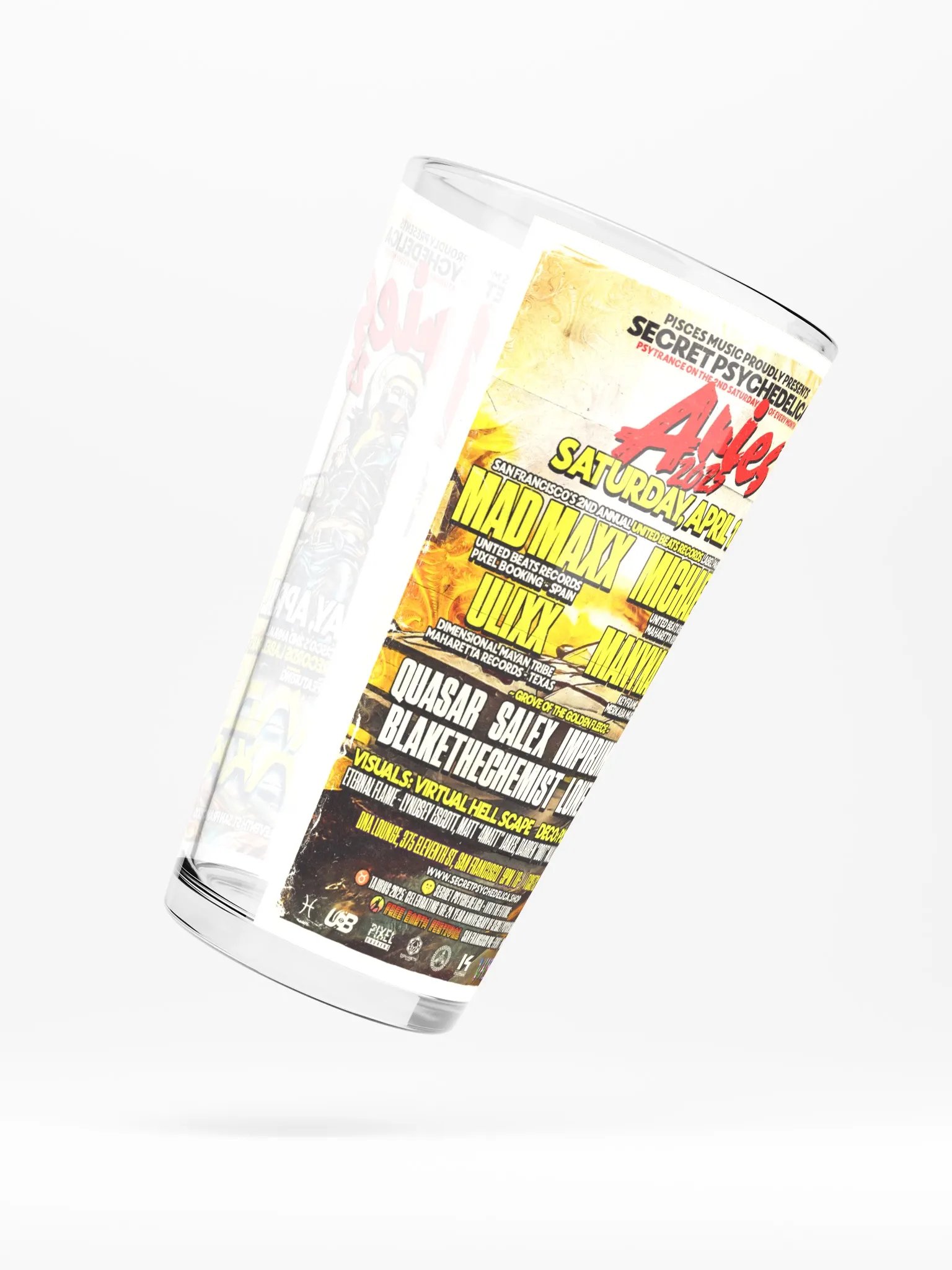 Aries 2025 Shaker Pint Glass product image (2)