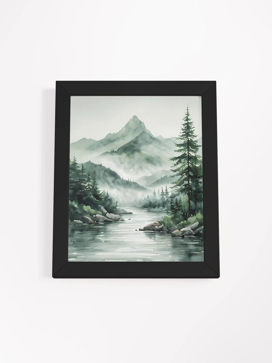 Serene River Forest Framed Poster product image (2)