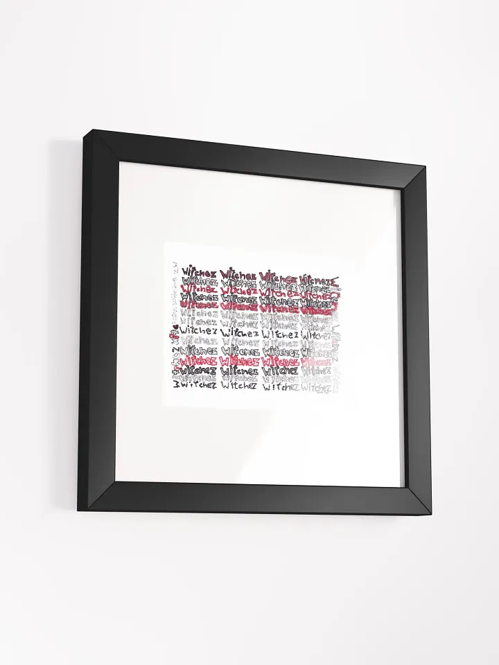 witchez Panel Card Print Framed product image (1)