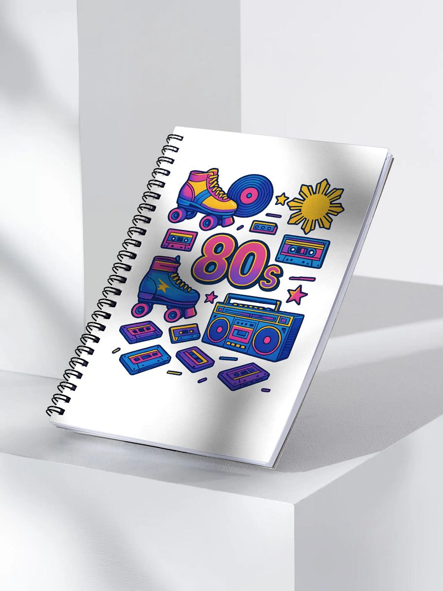 Retro 80s Vibes Spiral Notebook product image (3)