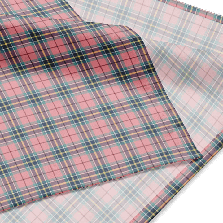 Pastel Pink Plaid Bandana product image (2)