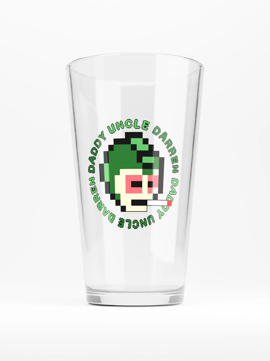 The DUD Logo Shaker Pint Glass product image (1)