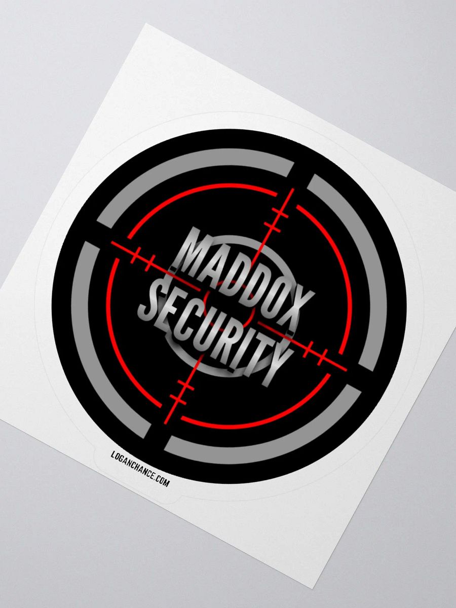 Maddox Security Sticker product image (2)