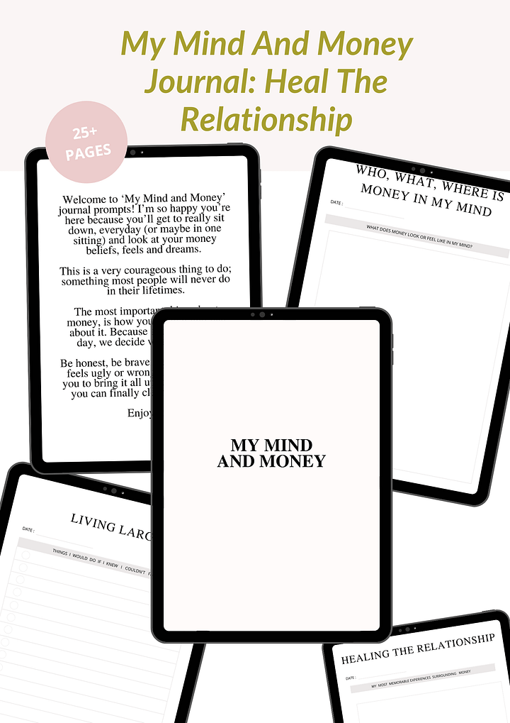 My Mind and Money Journal product image (1)