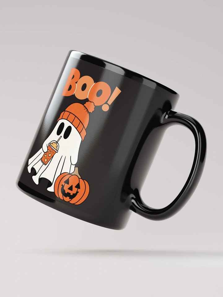 Spooky Sip Black Glossy Mug product image (4)