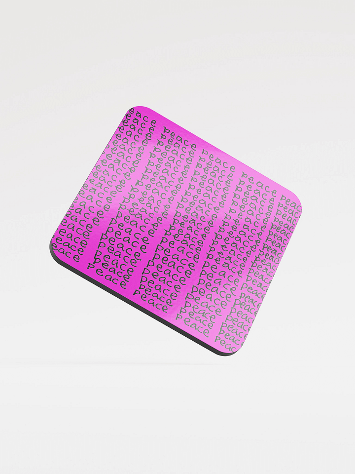 Copy of Peace 2 Coaster (Pink) product image (1)