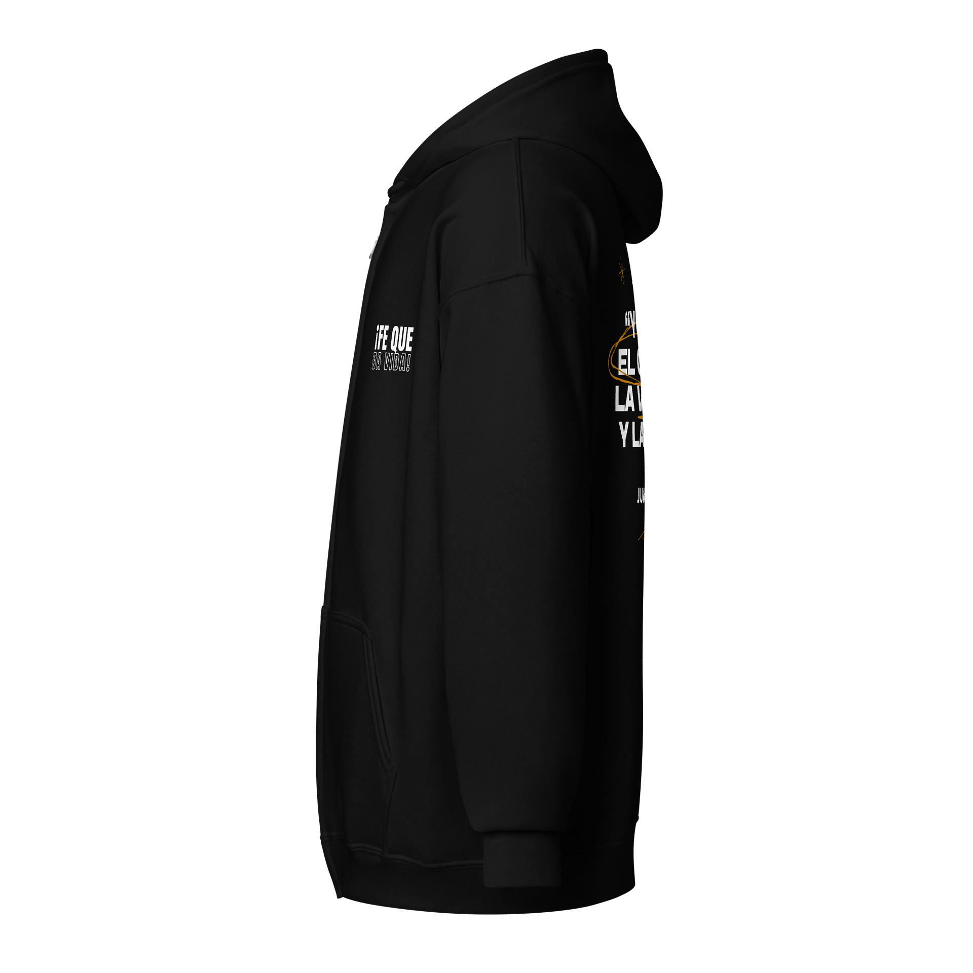 Sudadera Unisex con Capucha y Cremallera | Juan 14:6 product image (3)