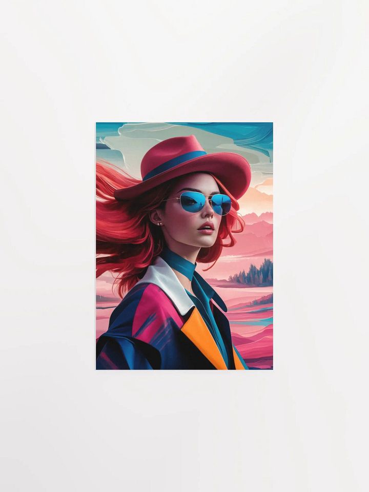 Abstract illustration of a Woman Poster - 2 product image (7)