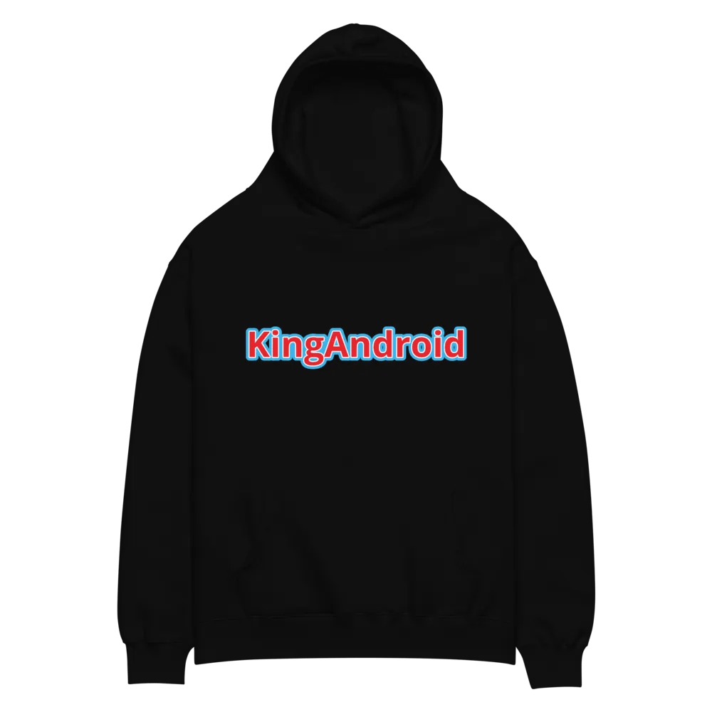 Blue and red KingAndroid hoodie product image (2)