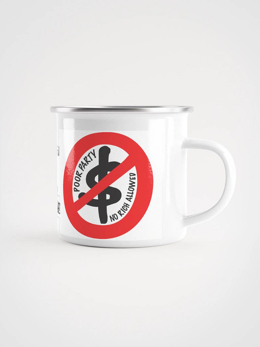 Poor Party Enamel Mug product image (1)
