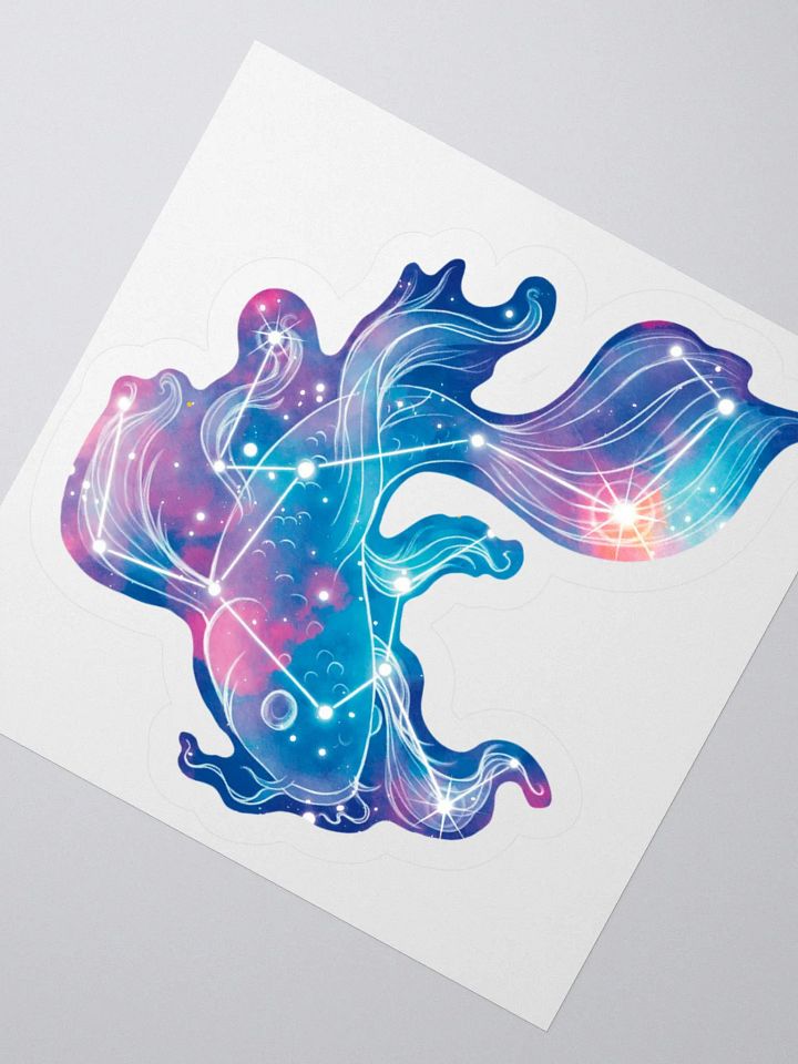 Cotton Candy Galaxy Koi - Sticker product image (2)