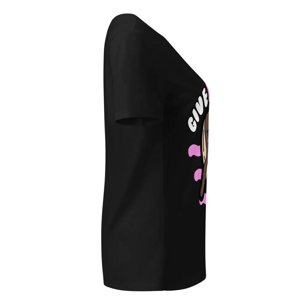 Hangry Doughnut Women's V-Neck Tee product image (3)