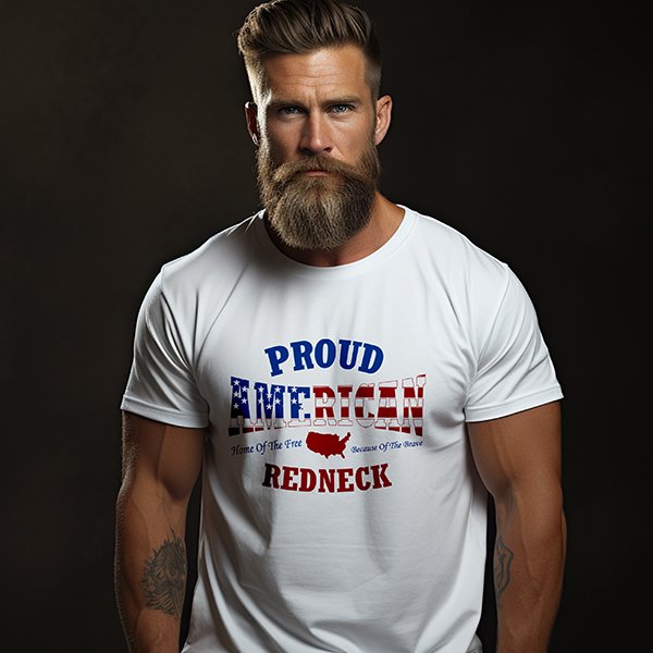 Proud American Redneck T-Shirt product image (5)