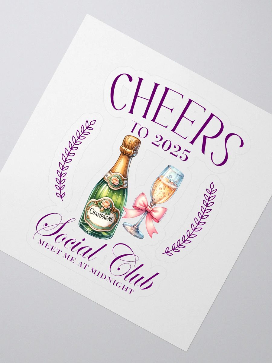 Cheers to 2025 Celebration Stickers product image (2)
